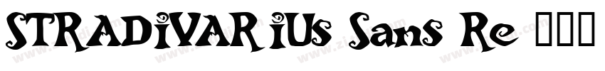 STRADIVARIUs Sans Re字体转换